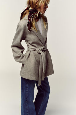 SOFT BLAZER WITH BELT