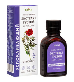 Фитоэкстракт "Экстал -3" Горный Успокаивающий Алфит 1457