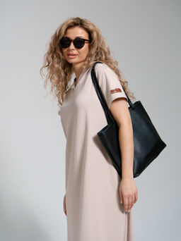 970 Платье-мантия "Бежевый"