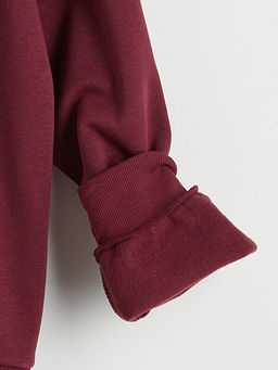 Paris Bask?l? K?z ?ocuk Kal?n Sweatshirt