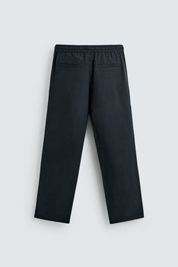 PANTAL?N FLUIDO RELAXED FIT / Azul