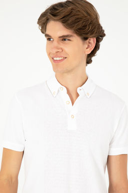 Мужская белая футболка Неожиданная скидка в корзине - U.s. polo assn фото 2