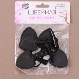 Цена за 2 шт. Застёжка-клевант 16×3.6 см, 3 шт., чёрная