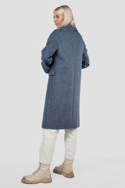 01-11415 Пальто женское демисезонное - El podio фото 4