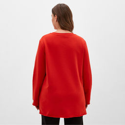 Свитшот женский MIST Cozy style, красный, размер 56