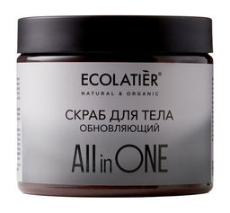 Ecolatier All IN ONE Скраб Обновляющий д/всех типов кожи 420гр банка