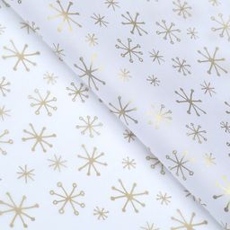 Цена за 20 шт. Бумага упаковочная тишью Снежинки,50 х 66 см - Simaland фото 5