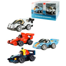 Конструктор SLUBAN 151 - 164 дет. "Модель 1:40 гоночного дизайнерского авто" (M38-B1208A/B/C/D) 4 вида по 8шт. в блоке