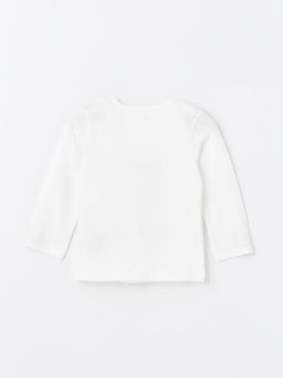 Bisiklet Yaka Bask?l? K?z Bebek Pijama Tak?m - Waikiki фото 3