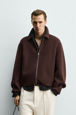 BOXY FIT WOOL BLEND JACKET - Zara фото 2