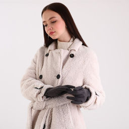 Перчатки женские, безразмерные, без утеплителя, цвет тёмно-серый - Simaland фото 4