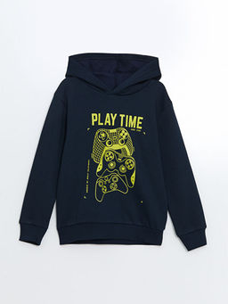 Kap??onlu Erkek ?ocuk Sweatshirt