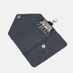 Ключница на кнопке, длина 11 см, цвет чёрный - Simaland фото 3