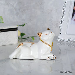 Статуэтка Кошка белая 6х10х7 см / B3009-4 /уп 96/ - ГалеонТрейд фото 3