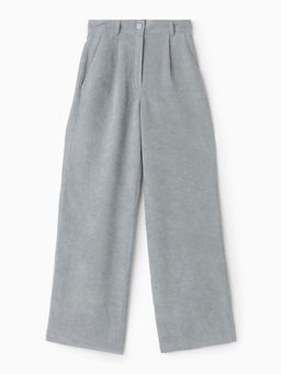 Брюки вельветовые женские MIST Velvet, размер 46-48, серые