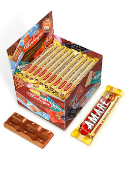 Шоколадный батончик "Амаре" с начинкой со вкусом топленого молока