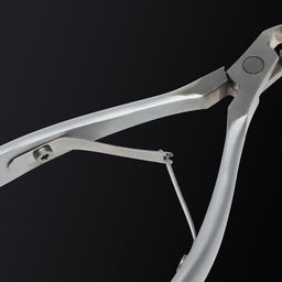 Кусачки маникюрные для кутикулы «Премиум сатин», матовые, двойная пружина, 12 см, длина лезвия-6 мм