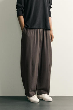 PANTAL?N FLUIDO BALLOON FIT / Gris - Zara фото 2