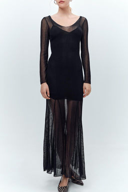 OPEN KNIT DRESS - Zara фото 4