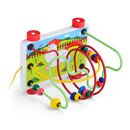 Лабиринт-каталка "Петушок" вид 3 в коробке