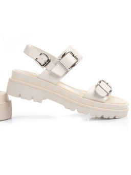 08-PEAG64-1 BEIGE Босоножки женские (натуральная кожа)