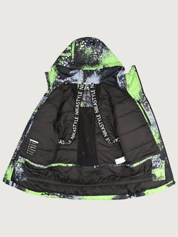 Костюм 7з1925 салат/черный