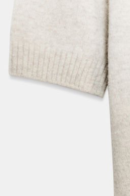 100% WOOL SHORT SLEEVE JUMPER - Zara фото 7