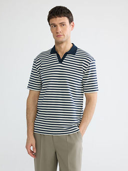 Polo Yaka ?izgili Erkek Ti??rt