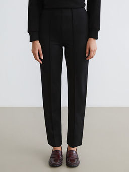 Dar Fit Kad?n Pileli Pantolon