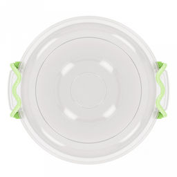 Контейнер для продуктов пластмассовый 8л, д27,5см, h24см, ручки-клипса (Россия) - Домашняя мода фото 3