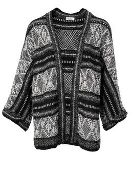 Кардиган, черно-серый - Linea tesini фото 2