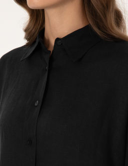 Siyah Oversize Uzun Kollu G_mlek - Pierre cardin фото 7