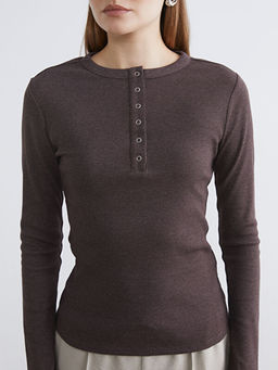 Bisiklet Yaka Fitilli Kad?n Body