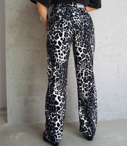 Джинсы #БШ2184, чёрный,белый - Dommod фото 3