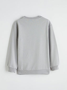 Bisiklet Yaka Brawl Stars Bask?l? Erkek ?ocuk Sweatshirt
