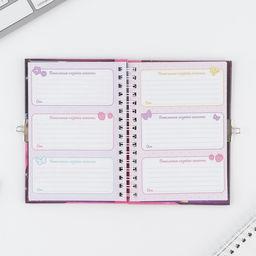 Анкета для девочек на замочке Анкета классной девчонки и ее подруг, А6, твёрдая обложка, 40 листов - Artfox фото 13