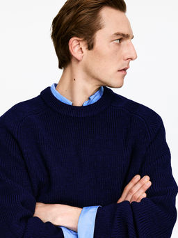 Jersey de lana relaxed fit - H&m фото 6