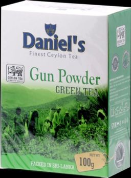 Daniels. Gun Powder green tea 100 гр. карт.пачка
