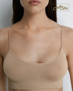 122DD(477) Майка женская (Топ на тонких  бретелях)OMSA