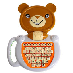 Обучающий компьютер ZABIAKA «Медвежонок», звуковые эффекты, коричневый