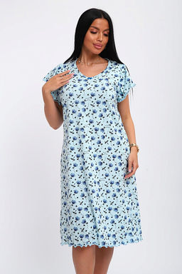 Сорочка женская (01064 синий) - Плиона фото 50