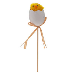 Изделие декоративное (вставка) Цыпленок, L4 W4 H26 см, 2в. - Remeco фото 2