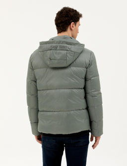 Gri Kap__onlu _i_me Mont