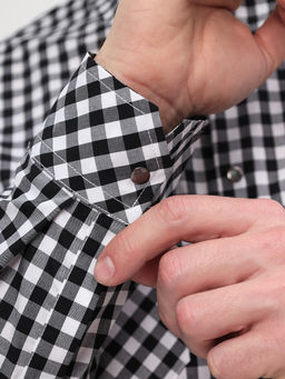 Сорочка мужская длинный рукав GREG 135/111/054/ZN/1p  фото 4