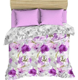 КПБ Лиловая дымка бязь хлопок 100% 1, 5 сп. - Лен поволжья фото 3