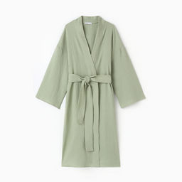 Халат домашний женский KAFTAN Basic размер 52-54, зеленый