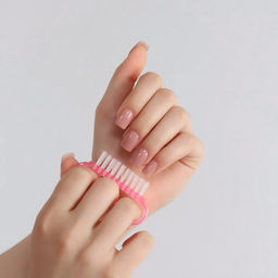 Щётки для маникюра/педикюра, 50 шт., 6.5×1.3 см, МИКС