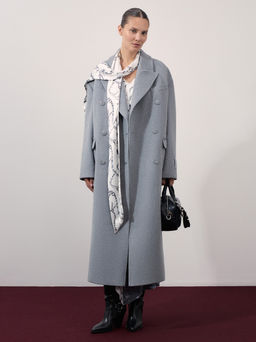 Пальто с шерстью / Zarina Х ROGOV