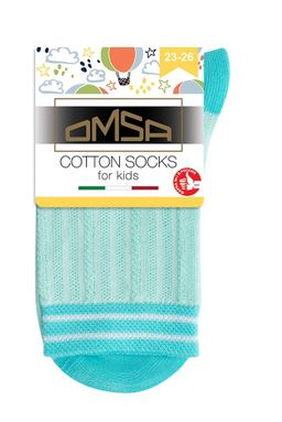 OMSA kids Calzino 21C00 ажур - Blu Сhiaro  фото 2