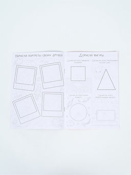 Подарочный набор, блокнот-раскраска А5, 8 страниц, восковой карандаш Подружки - Artfox фото 5